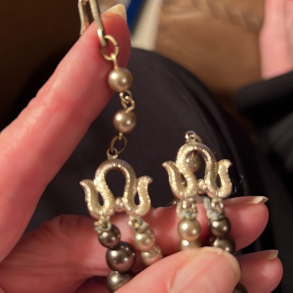 Vintage Japan Two Row Faux Pearl Necklace Graduated Faux Pearls Adjustable - Picture 15 of 15